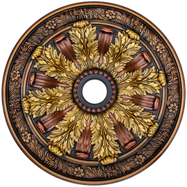 Fine Art Deco 24236 Hand Painted Ceiling Medallion