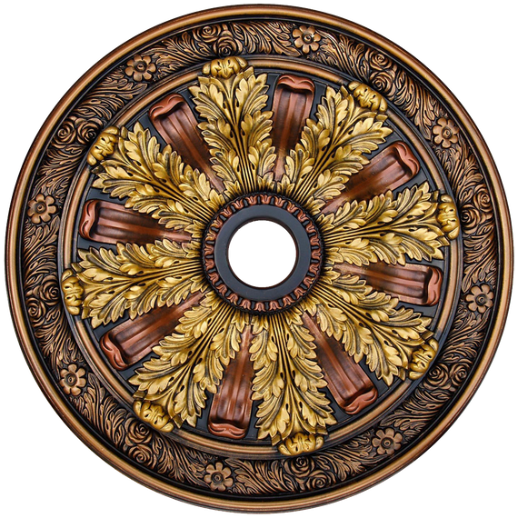Fine Art Deco 24236 Hand Painted Ceiling Medallion