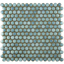 Penny Marine 12 Inch Porcelain Mosaic Floor & Wall Tile